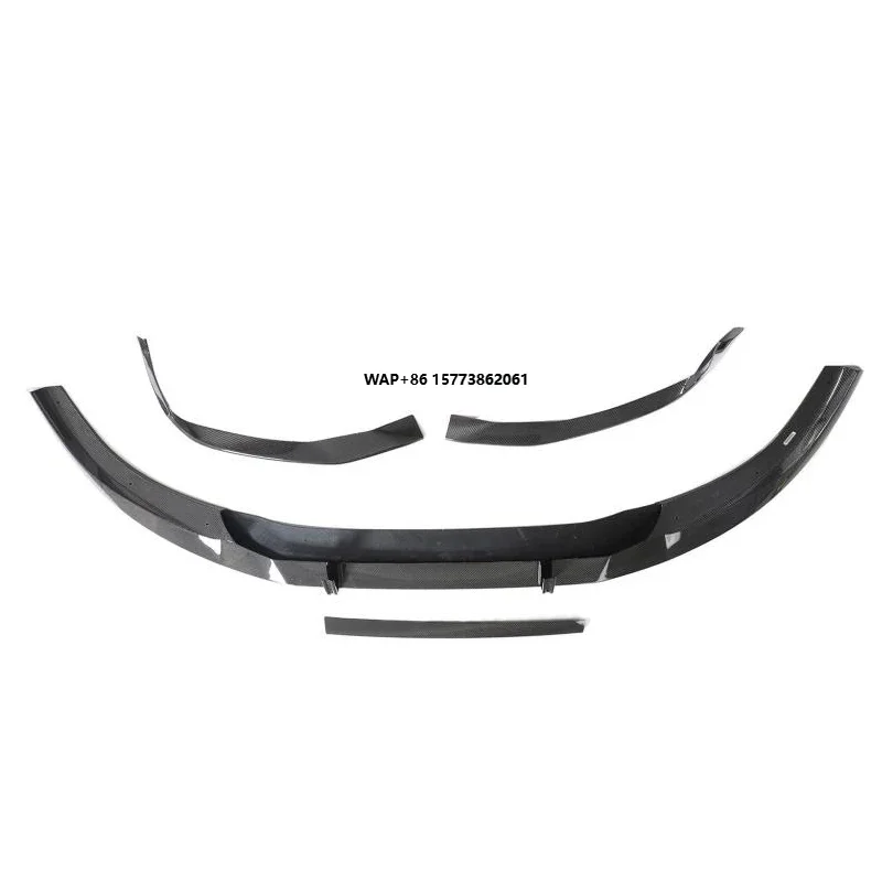 

For RS Q8 RSQ8 2021-2023 Real Carbon Rear Front Bumper Splitter Lip Chin