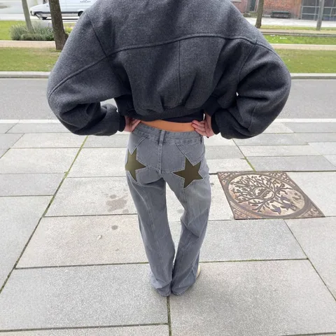Женские прямые джинсы Levi's  star print