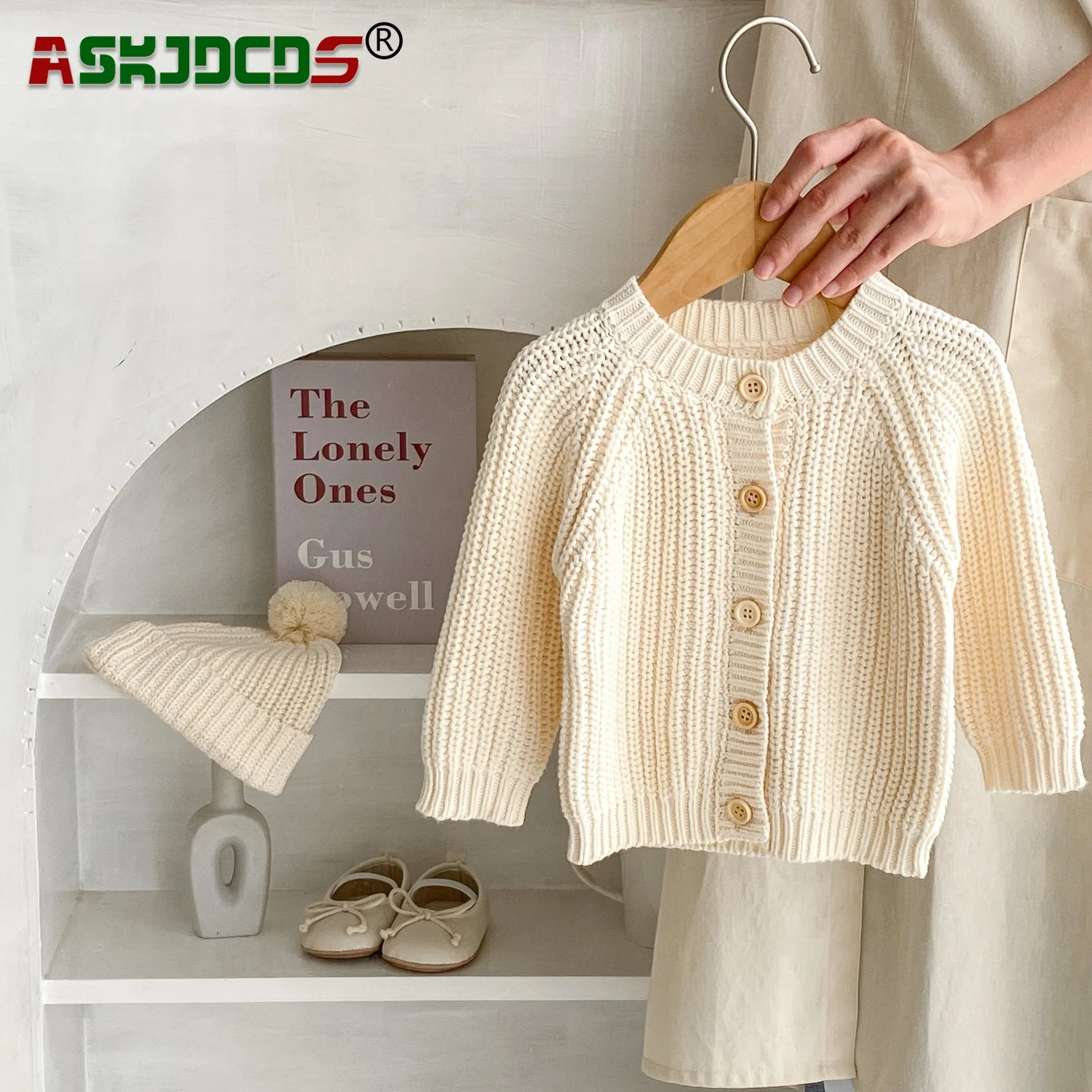 

Kids Baby Girls Knitted Sweater with Full Sleeves Perfect Infant Toddler's Fashionable Wardrobe Including Cotton Single-breasted