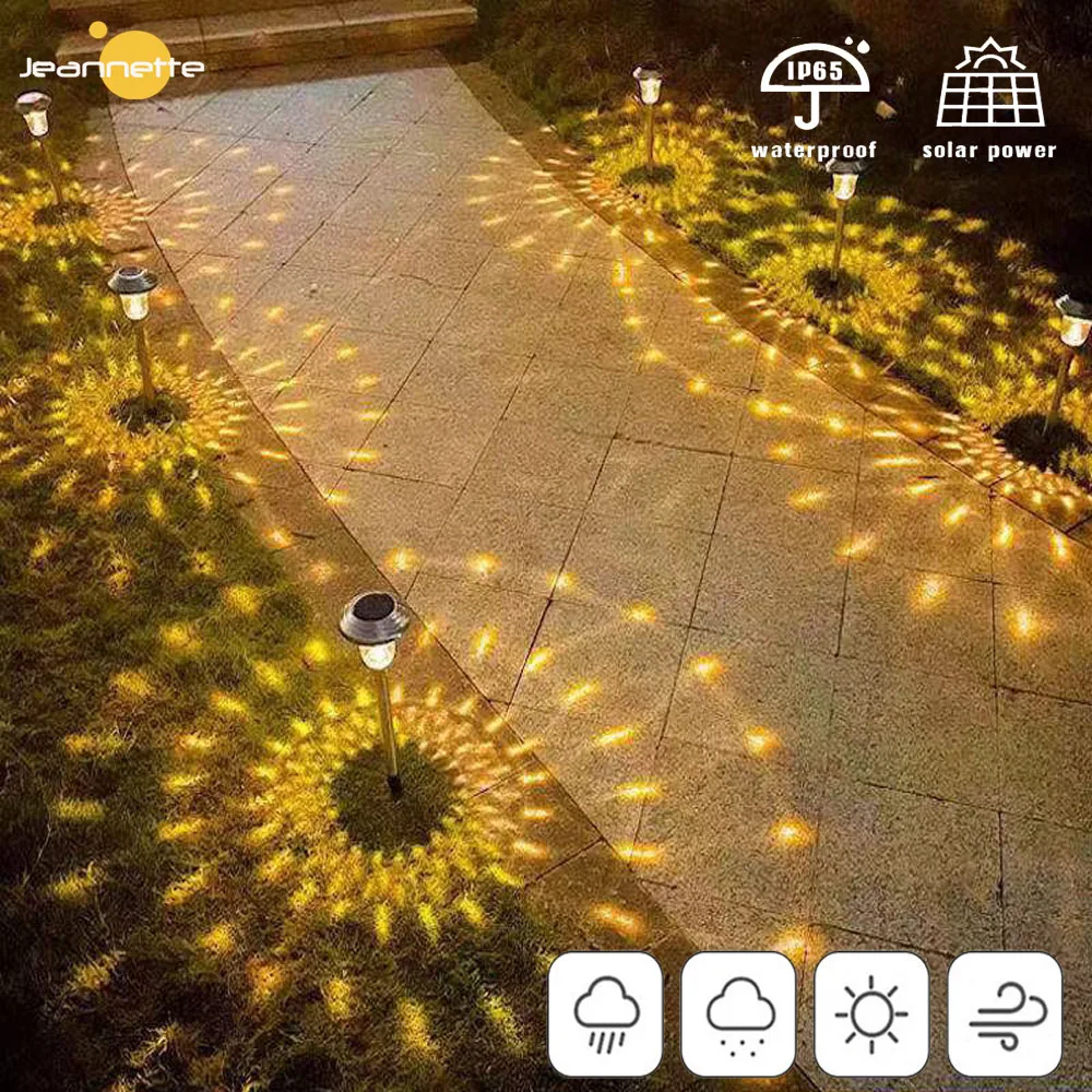 

Solar LED Light Garden Lights Outdoor RGB Color Changing Solar Pathway Lawn Lamp for Garden Decor Landscape Lighting Shine Lamp