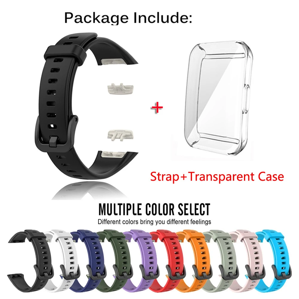 Replacement Strap For Huawei Band 6 Strap Silicone Watch Strap For Honor Band 6 Huawei Band 6 Pro Strap