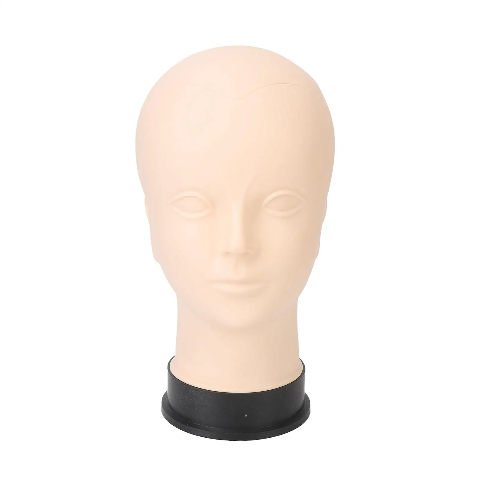 Soft Silicone Eyelash Mannequin Head with PVC Base for Lash Extension & for acupuncture for training