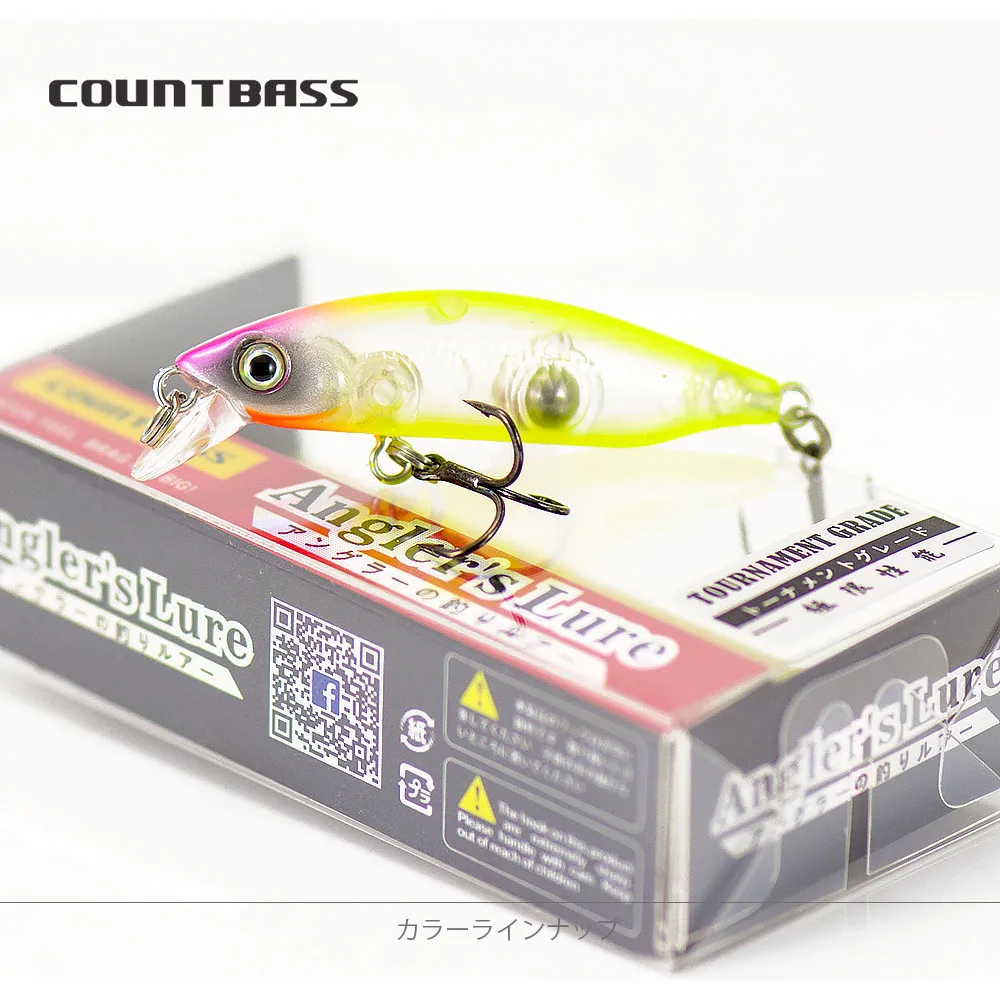 COUNTBASS Sinking Minnow 48mm 3.7g Fishingg Lures Wobblers Hardbaits Angler\'s Lure