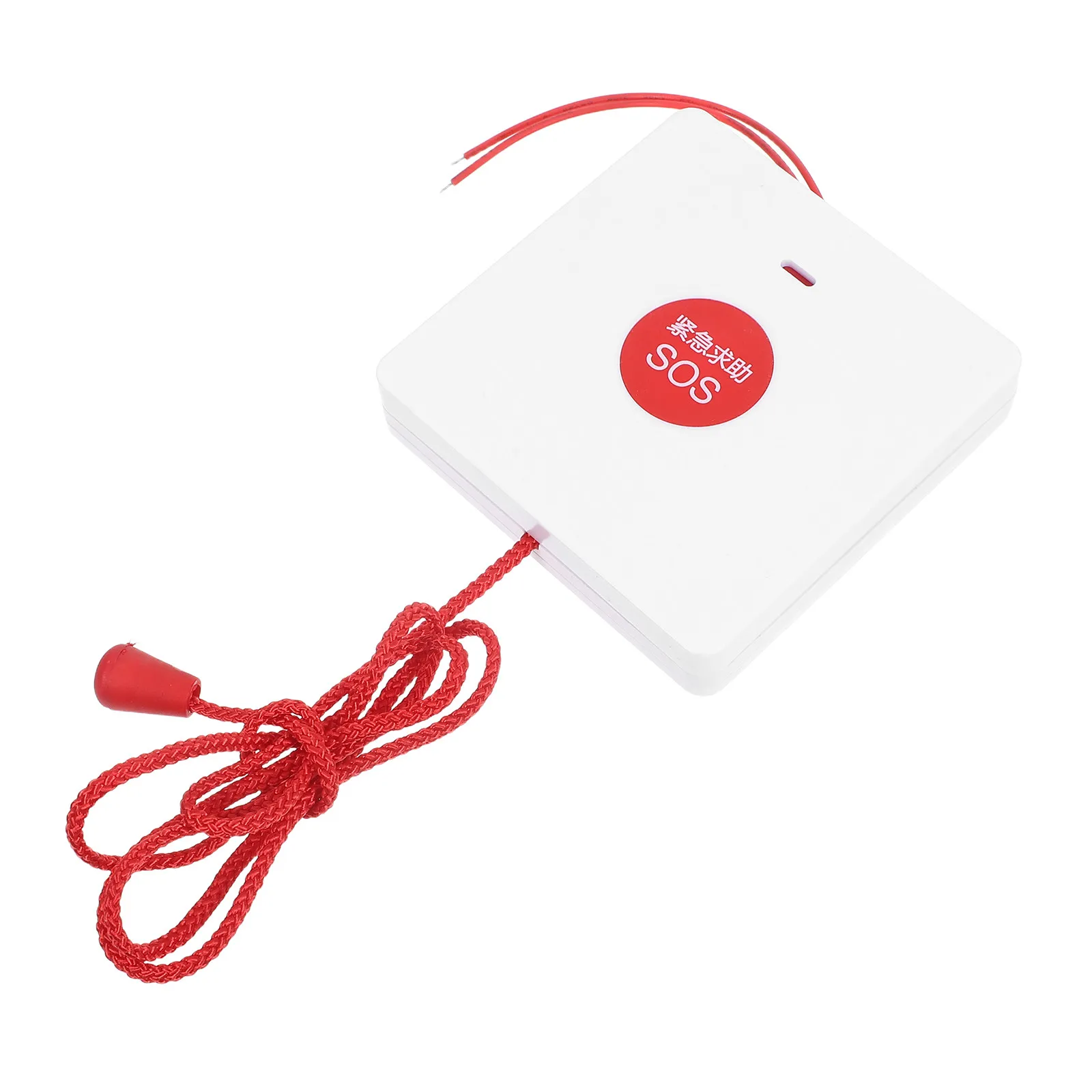 

Fire Emergency Button Wall Mounted Alert Device for Seniors Disabled Caregiver Portable System Home Office Medical Safety Use