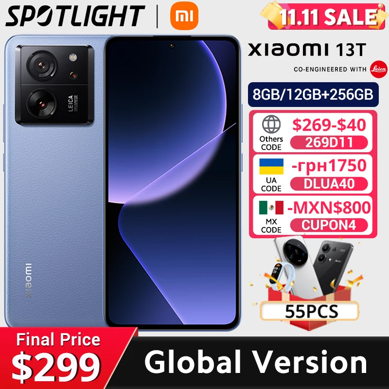 [World Premiere]Xiaomi 13T Global Version 50MP Leica Camera 144Hz AMOLED Display MTK Dimensity 8200-Ultra 67W charging IP68