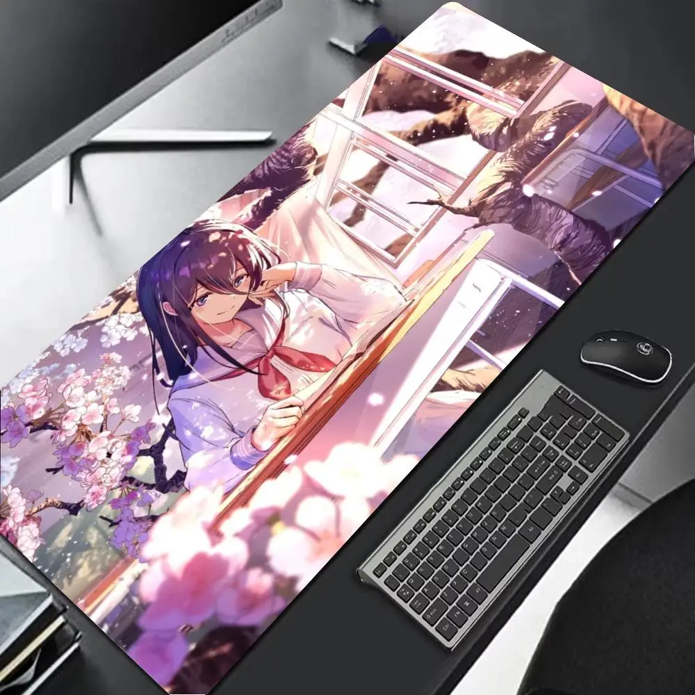 

Blossom Girl Mouse Pad Multi-Size non-slip Gaming Mousepad Gamer E-Sports Mouse Mat Game Mechanical Keyboard XXL Desk Mat