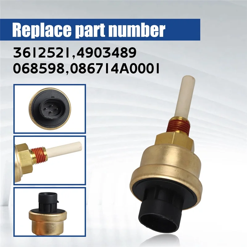 A77Q-Fit para Cummins L10 M11 ISM N14 ISX 4903489 3612521 Sensor de nível de fluido refrigerante de carro