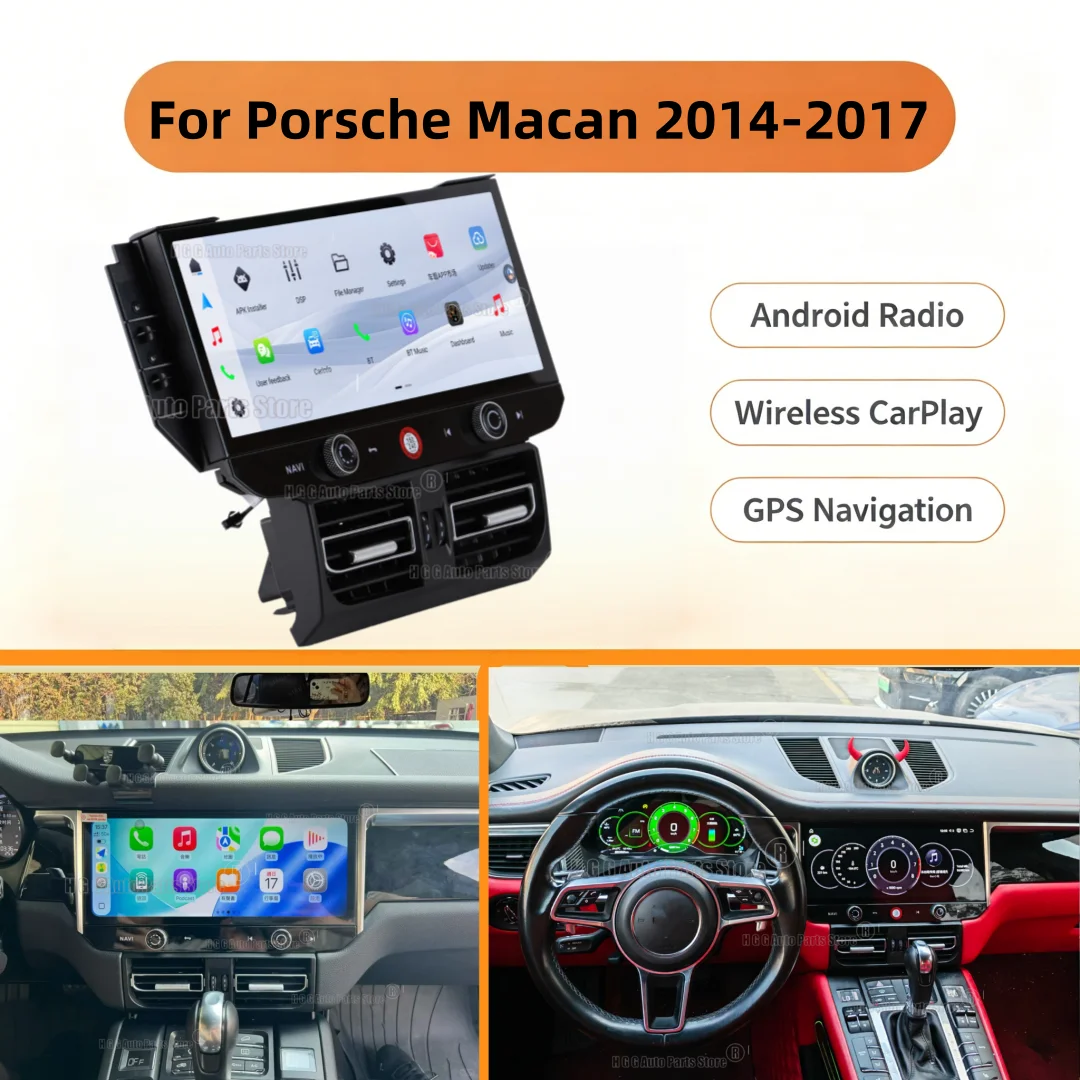 For Porsche Macan 2014-2017 12.3