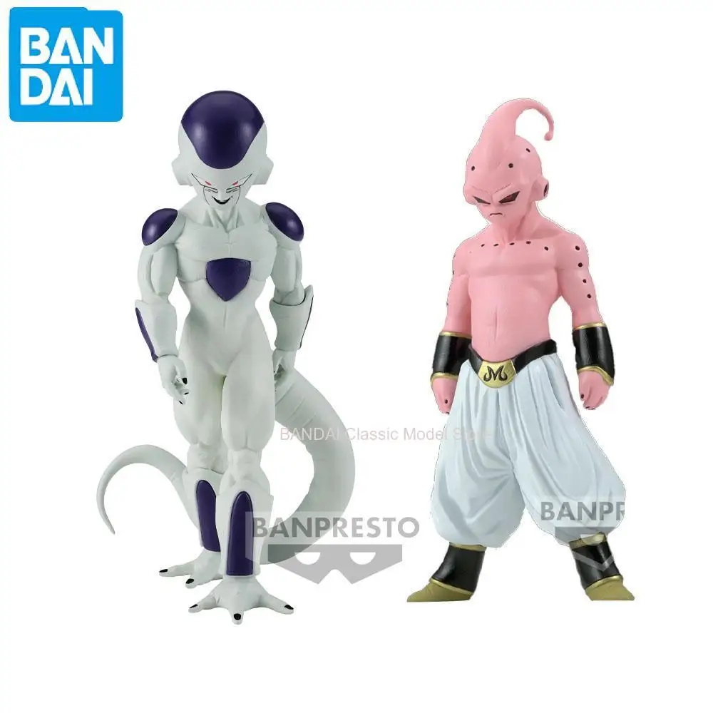 En Stock Original Banpresto Dragon Ball Freeza Majin Buu Anime genuino coleccionable en caja modelo muñecas juguete ornamento regalo genuino