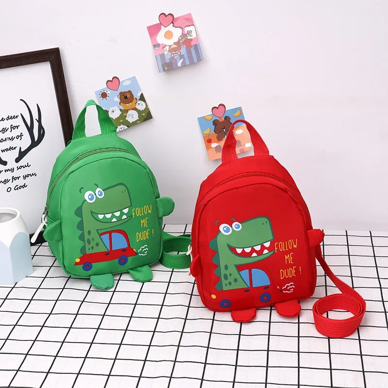 

Cute Children School Bags Cartoon Dinosaur Kids Backpack Kindergarten Boys Girls Schoolbag Outdoor Travel Backpack Anti-lost Bag