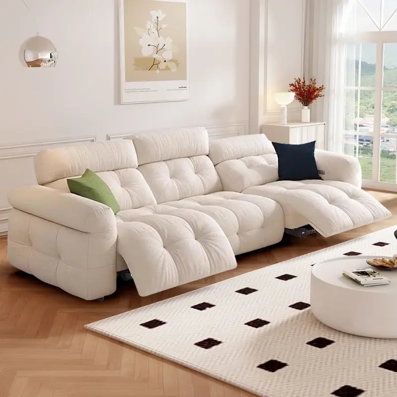 Zero against the wall electric multi-functional sofa cat scratching fabric size apartment