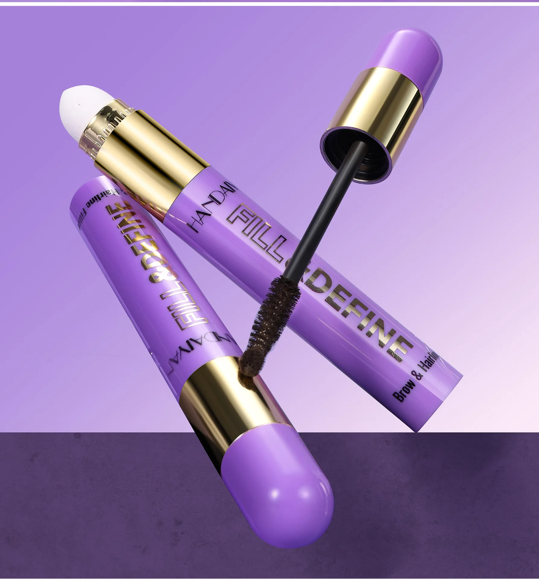 Waterdichte haarkleurstick 8 kleuren - Instant haarlijn en wenkbrauwverf, duurzame touch-up voor grijze dekking en styling