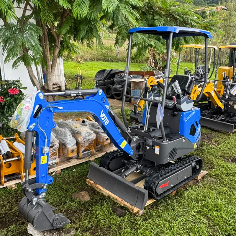 

Fast delivery 1.2 ton mini excavator 1-2 ton multi functional hydraulic crawler mini digger customizable gardening applications