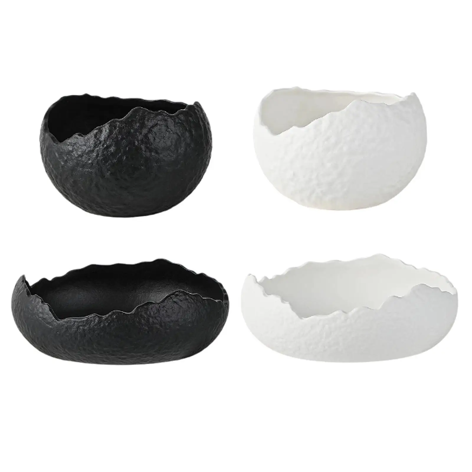 Ceramic Bowl Rustic Design Serving Salad Dessert Plate Centerpiece Decor for Home Kitchen Dining Room 5