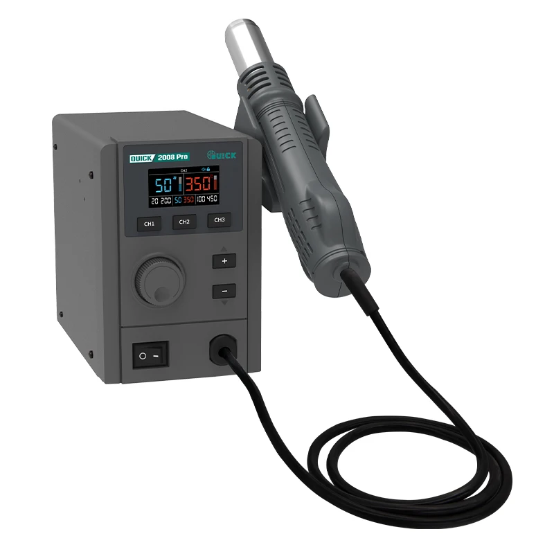 

2025 Trending Quick 2008Pro Upgrade New Hot Air with LCD Color Display and Adjustable Airflow LCD Blower