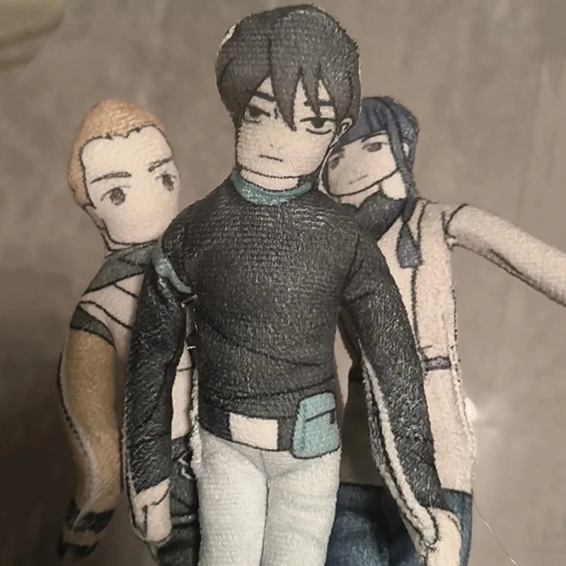 Anime La leggenda di Hei Luo Xiaohei ‌ Infinito bambola cosplay peluche bambola di pezza di cotone mascotte snella decorazione della stanza contortabile