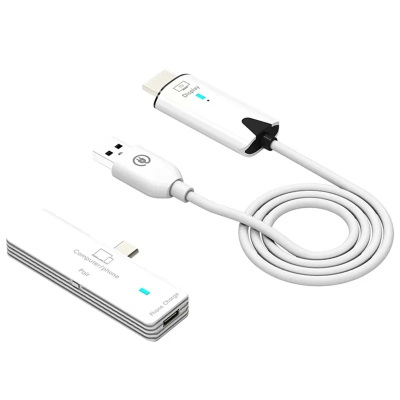 ABJF-Wireless -Compatible 1080P 30M Video Audio Transmitter Receiver Extender Wifi Display Adapter For TV Stick Dongle