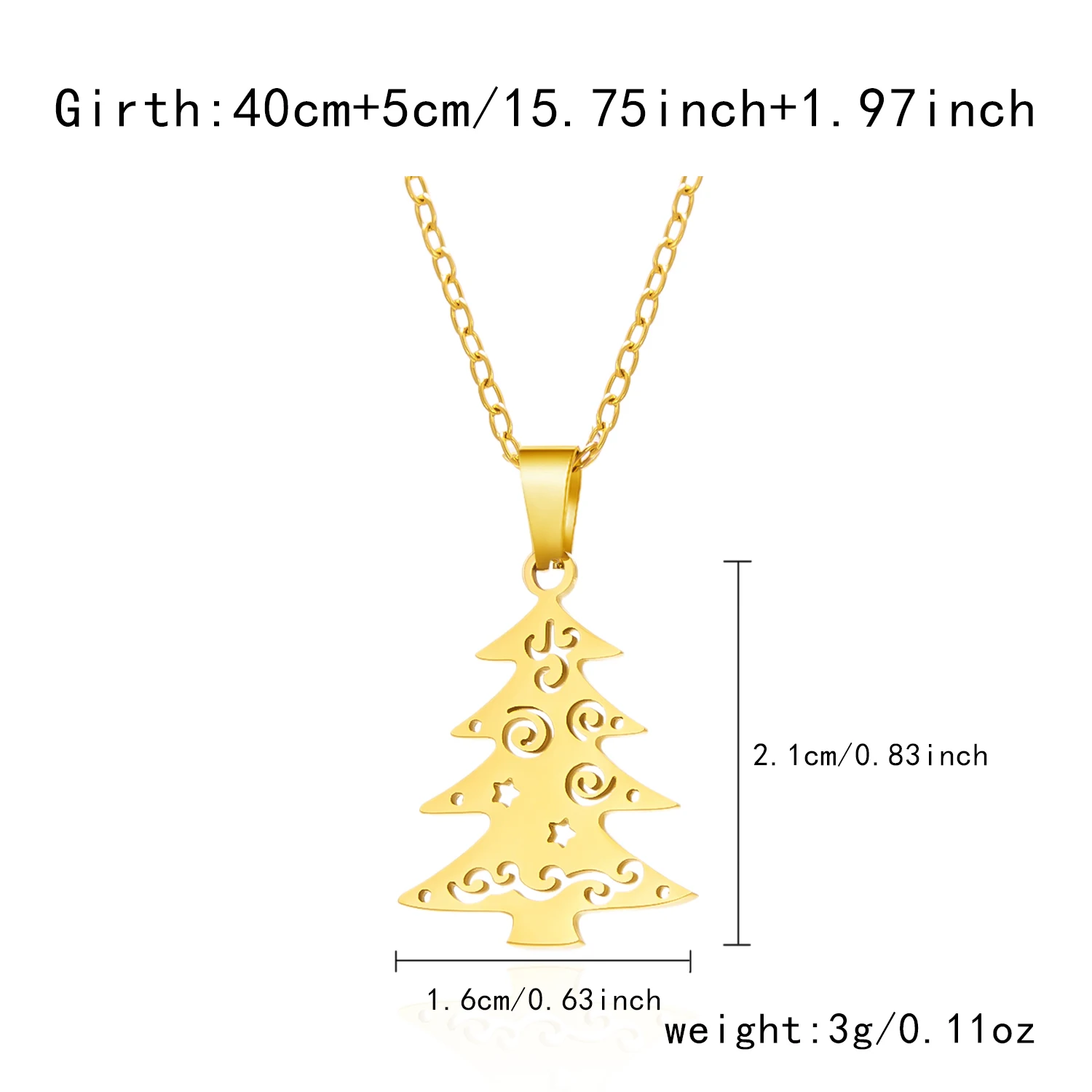 Minimalistische Weihnachts-Anhänger-Halskette aus Edelstahl für Frauen, Schneeflocke, Weihnachtsmann, Elch-Halskette, Freundschaft, Hochzeit, Party-Schmuck – Detail 13