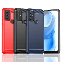 Shock Resistant Soft Silicone TPU Back Cover Phone Case for Moto G Power 2022/G Play 2023 - Protective Phone Case