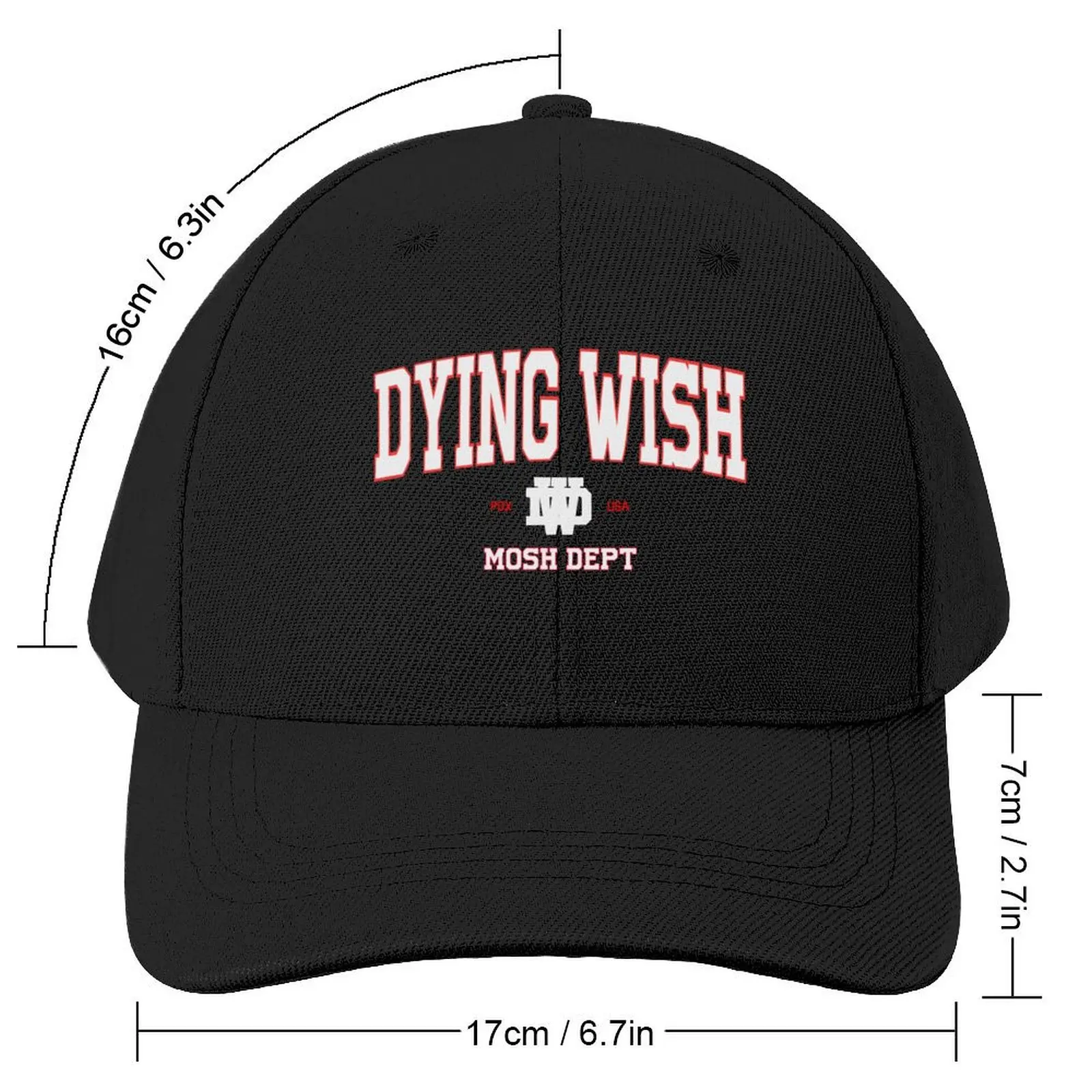 dying wish Baseball Cap derby hat Sunscreen Boy Women's