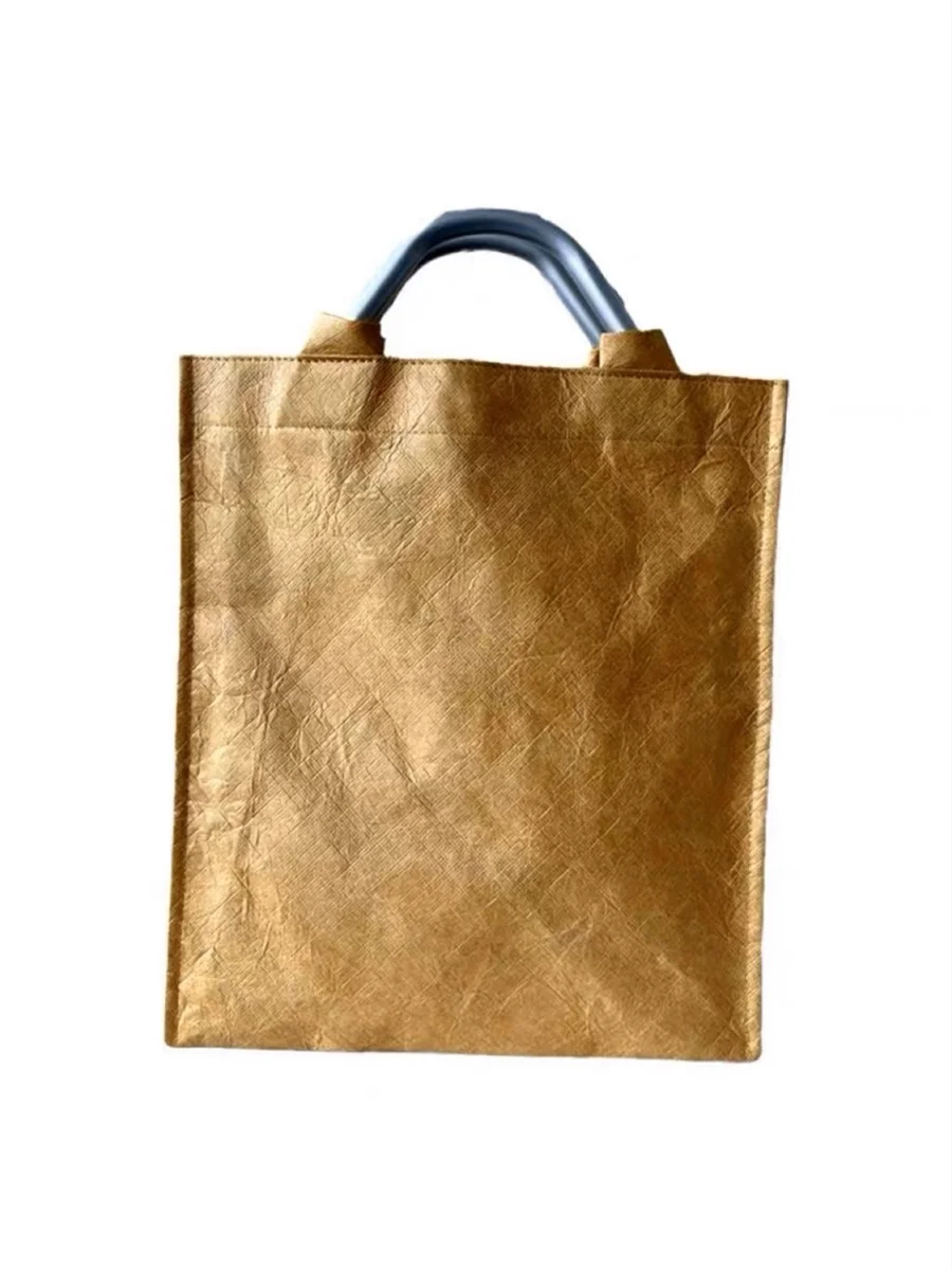 Dupont Paper Briease Borsa per laptop in pelle Palmare per pendolarismo Borsa per notebook semplice ed ecologica leggera ex