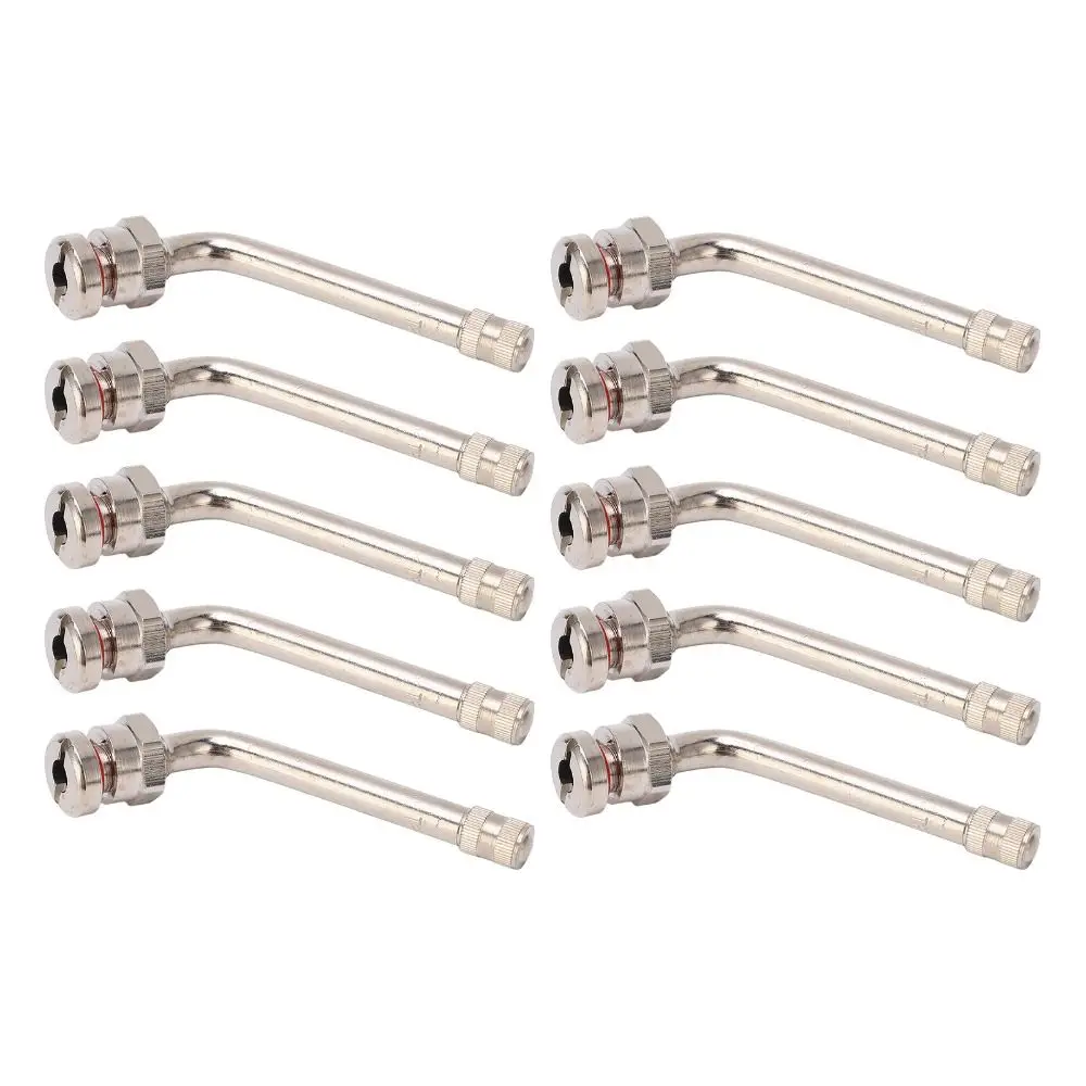 

10 шт. латунный шток клапана TR545D для грузовика, термостойкий, изогнутый на 60 градусов шток клапана для Alcoa 22,5 дюйма, 24,5 дюйма, алюминиевые колеса