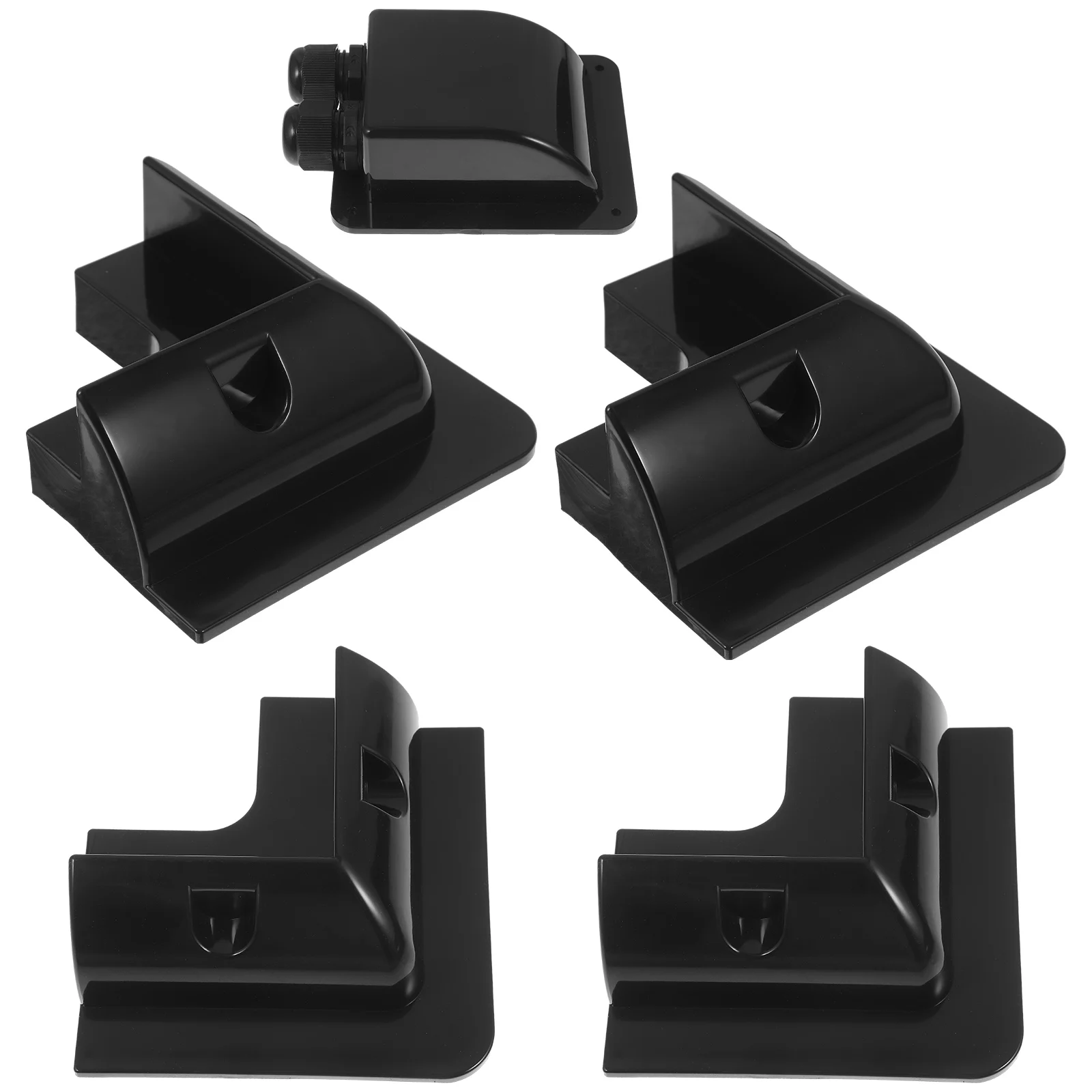 

1 Set Solar Panel Mount Bracket Sturdy Support For Rv Caravans Campers Flat Roofs Solar Panel Mounting Brackets Trailers Boats