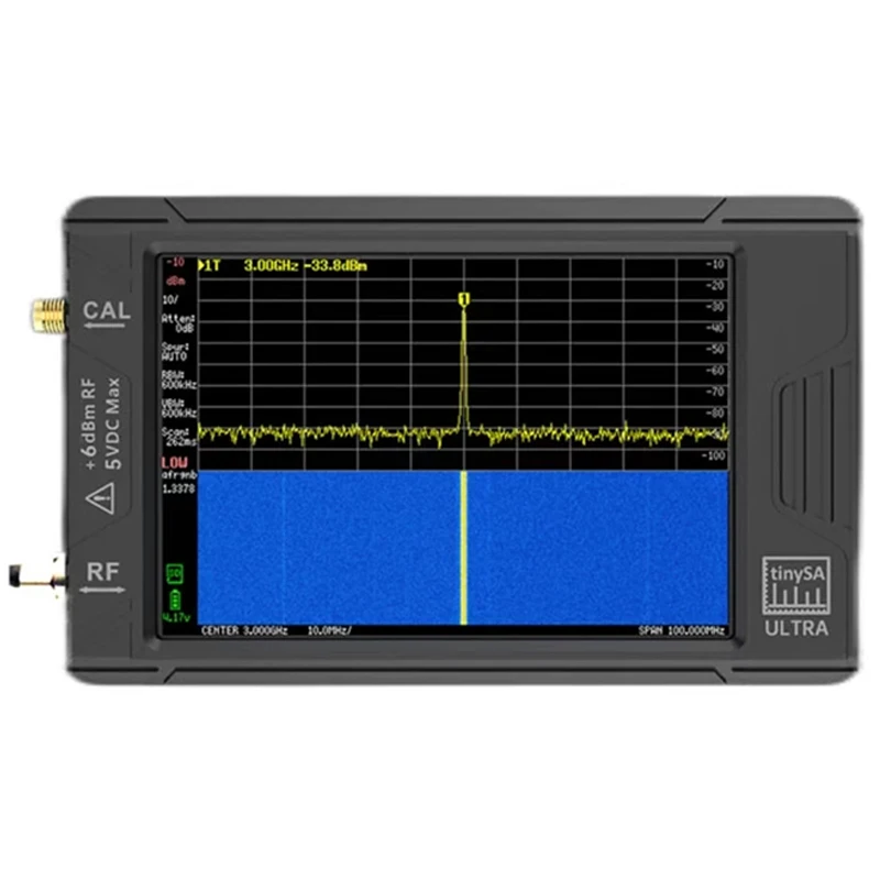 

TinySA ULTRA spectrum analyzer 10K-12GHz UAV EMCWiFi Bluetooth Operator base station signal Lora