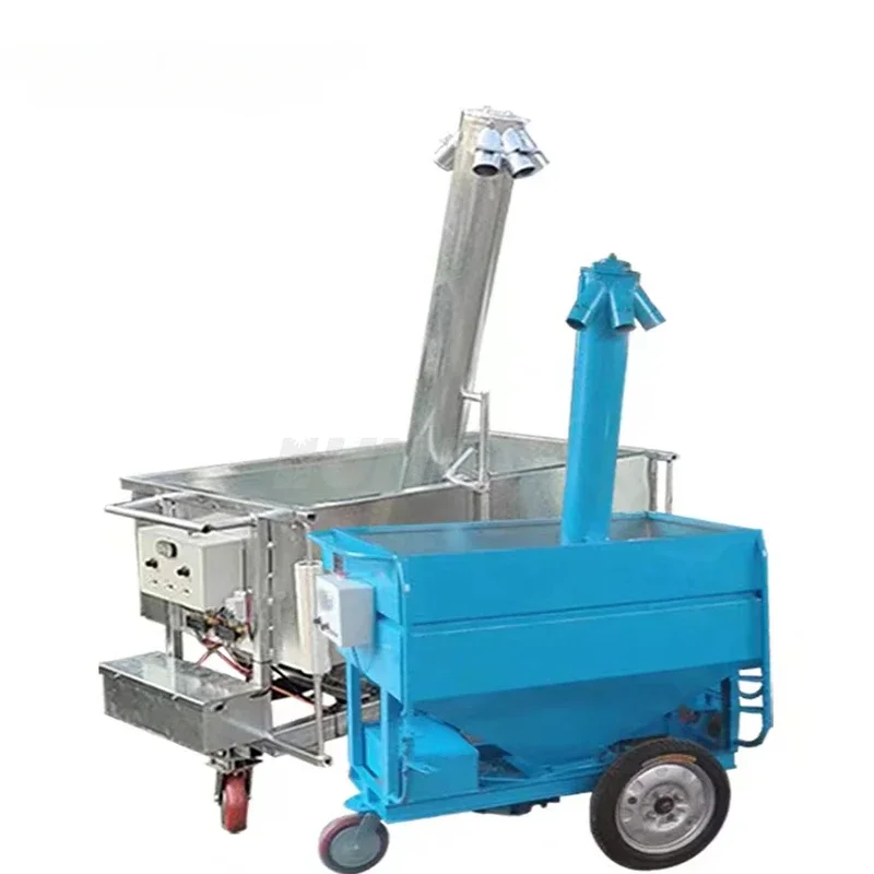 Farm Automatic Feeder Capacity 300kg Pig Farm Electric Feed Wagon Mobile Feeder