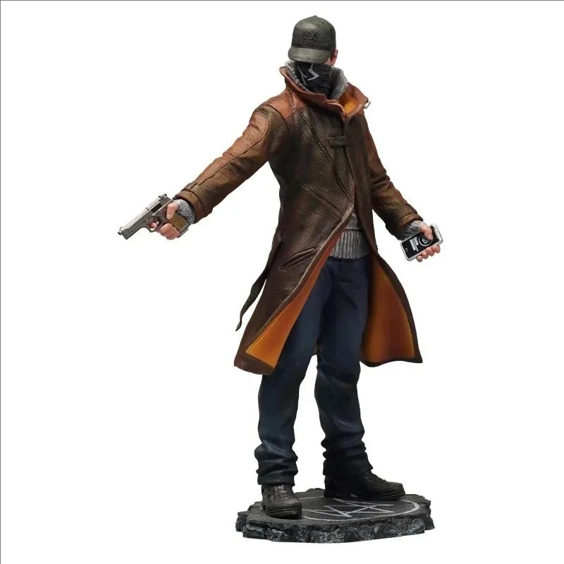 24cm Game Watch Dogs Aiden Pearce PVC Action Figure Model Toy Gift