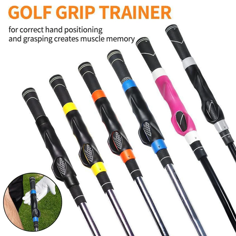 Golfs Grip Training-Aid Golfs Swing Trainers Grip Type Correction Device Golfs Practice Trainning Assistant For Golfs Beginner