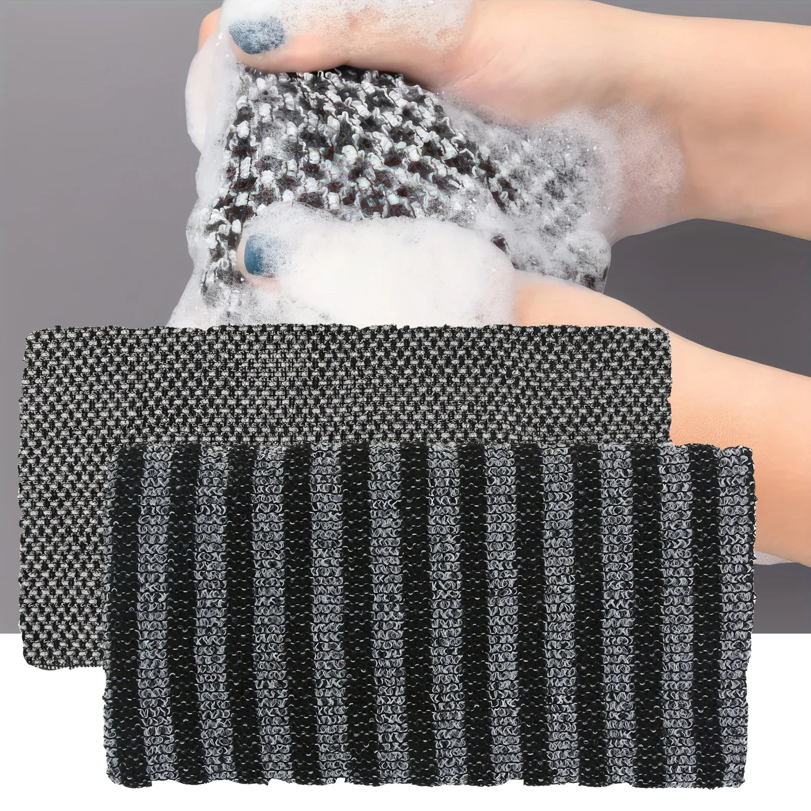 

2 шт. отшелушивающих мочалок для тела, для душа и ванны, японская мочалка-скраб, отшелушивающая салфетка, полотенце, инструменты для купания