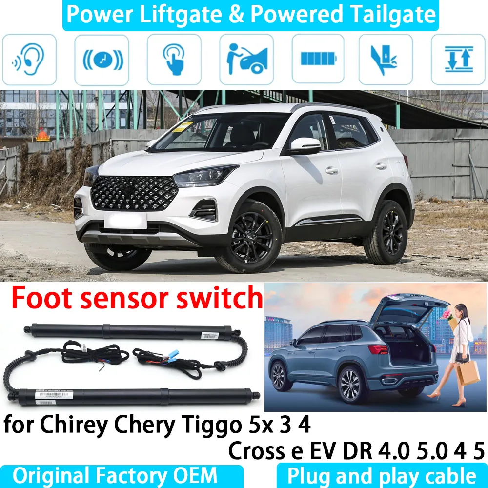 

for Chirey Chery Tiggo 5x 3 4 Cross e EV DR 4.0 5 Automatic Electric Power Liftgate Powered Tailgate Strut Tail Gate Lift System