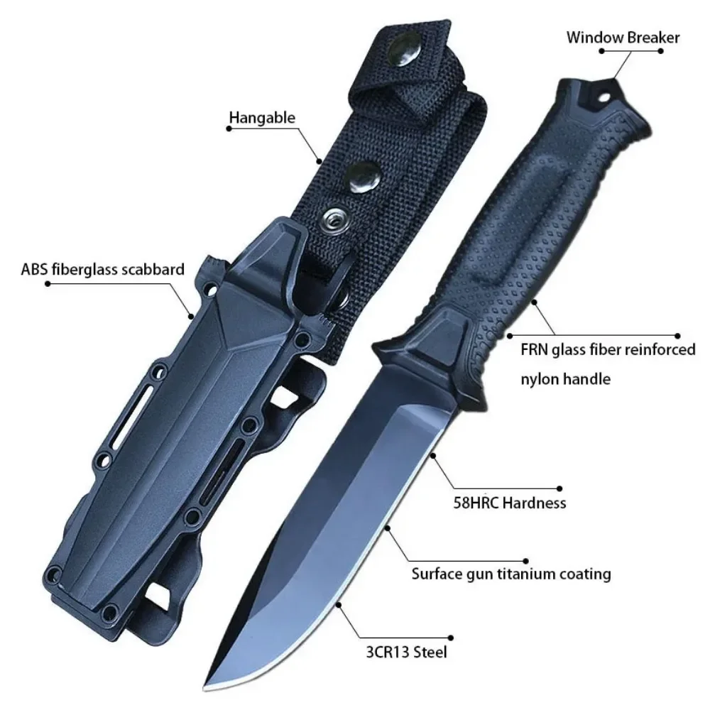 2024 New EDC Outdoor Stainless Steel  Knife  Pocket knives Portable Tactical Knives knife for men Camping Survival self defense