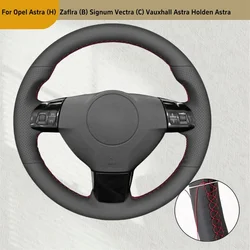 Artificial DIY Leather Car Steering Wheel Cover For Opel Astra (H) Zaflra (B) Signum Vectra (C) Vauxhall Astra Holden Astra