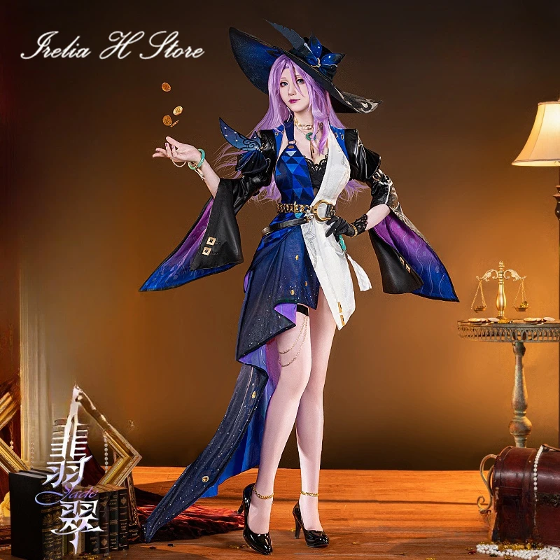 Irelia H Store Jade From Honkai: Star Rail Cosplay Costume Anime Game Jade Dress Halloween Costumes Female