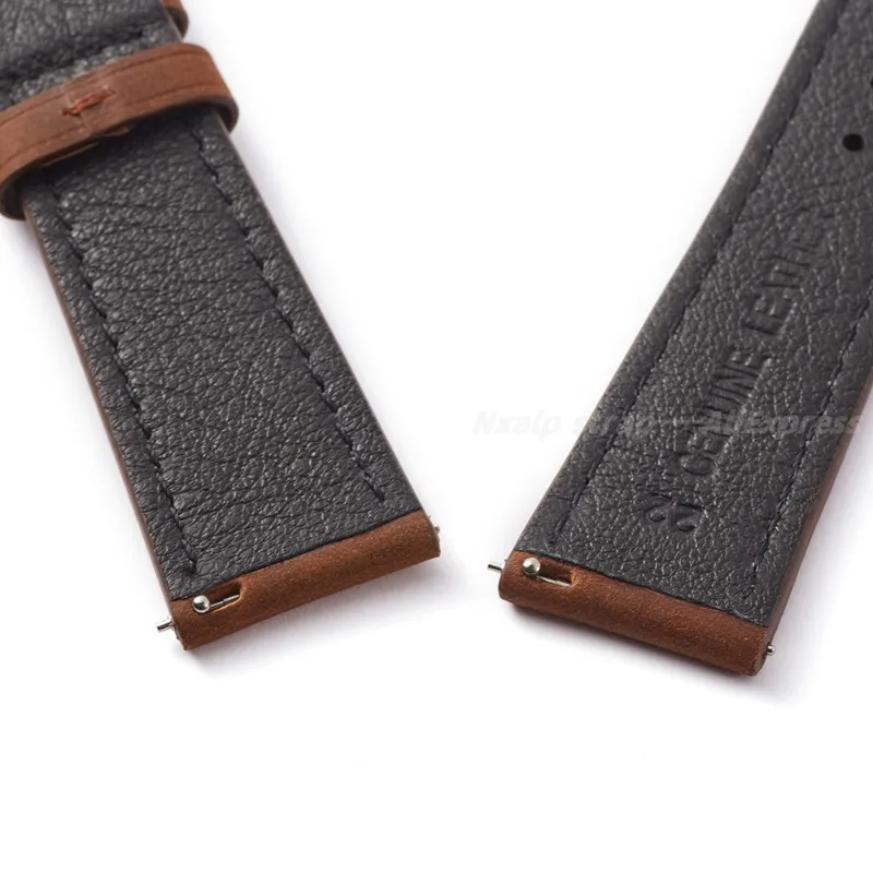 Vintage Leather Watch Strap 18mm 19mm 20mm 21mm 22mm 24mm Quick Release Cowhide Watchband for Omega for Seiko Watch Bracelet