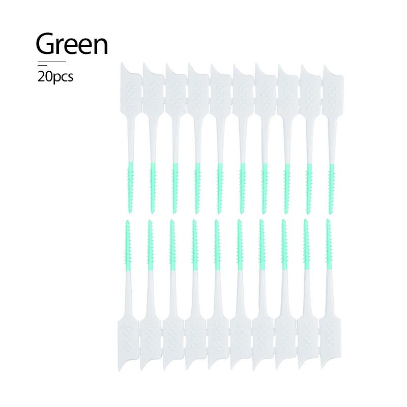 Inter dental bürste Zähne Spalt bürste Zähne Zahnbürste Kieferorthopädie Zahnspangen Mundhygiene Reinigungs werkzeug weiches Silikon material