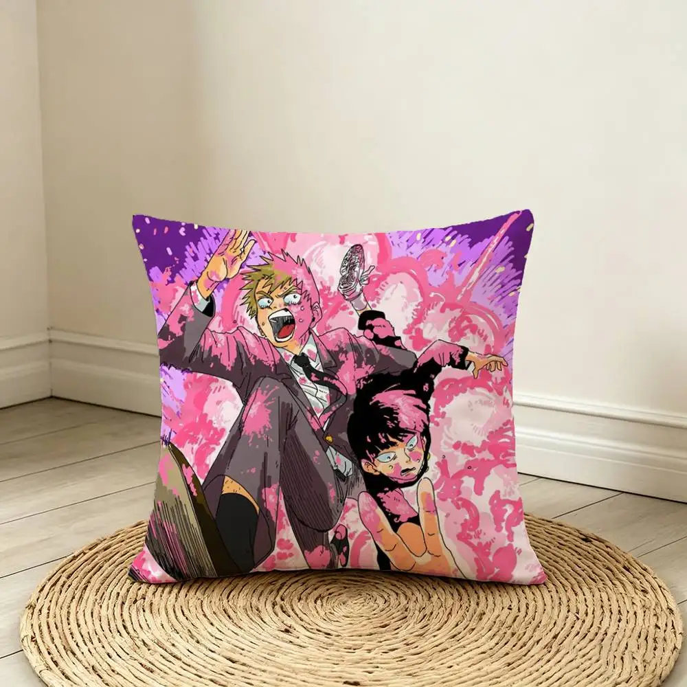 Mob and R-Reigen Pillow Case Pattern Printed Pillowcase For Living Room Sofa Cushion Cover