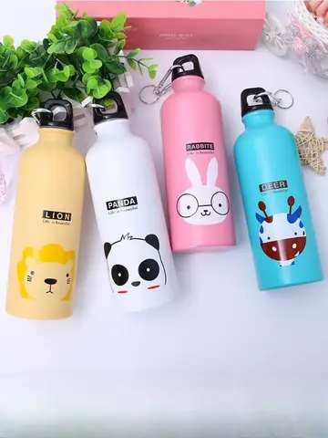 Bolttle Lovely Animals Creative Gift Outdoor Portable Sports Cycling Camping Hiking Bicycle School Kids Water Bottle