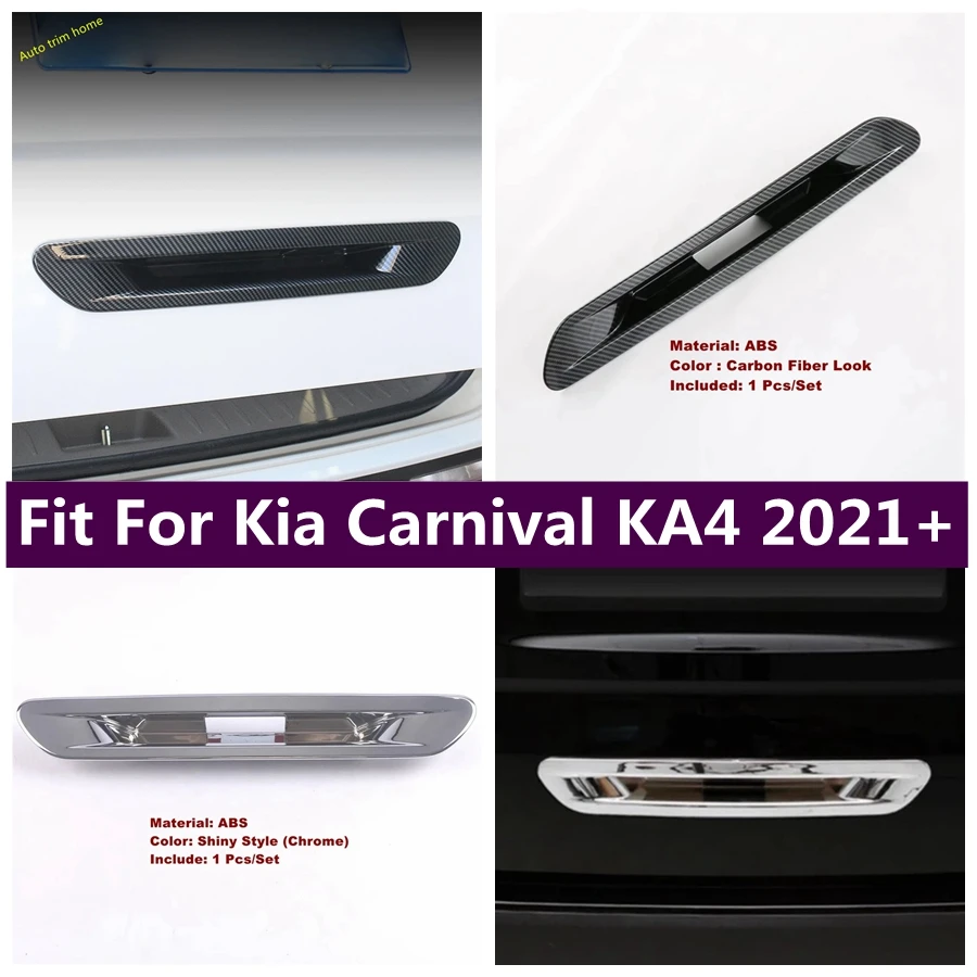 

Rear Tail Trunk Door Handle Clasing Bowl Decoration Molding Cover Trim For Kia Carnival KA4 2021 2022 2023 2024 Car Accessories