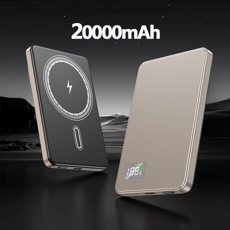 Xiaomi 50000mAh Draagbare Magnetische Draadloze Power Bank PD22.5W Snel Opladen Externe Batterij voor Magsafe Voor iPhone Samsung Nieuwe