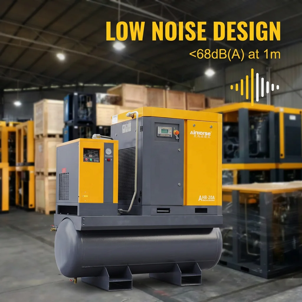 Compressor air Screw 10hp 20hp 30hp 50hp 8bar 10bar 7.5kw 11kw 15KW 45KW 500l 600L 1000L air Screw air Compressor