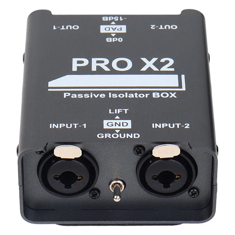 The FGHGF-New 2-Way Audio Isolator, Audio Current Eliminator, XLR 6.5, Permalloy Isolator, Mixer Live Broadcast