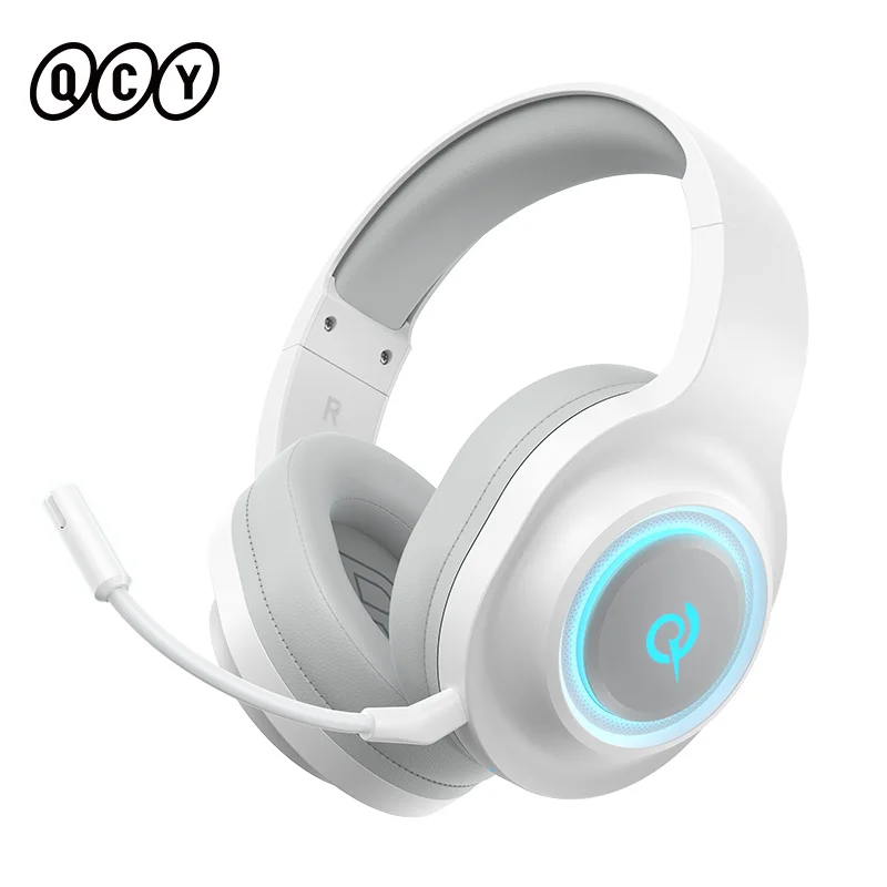 

QCY Heroad V200 Игровая гарнитура Bluetooth 6.0 с микрофоном 50 мм Драйвер 7.1 Объемный звук RGB Наушники-вкладыши для ПК Ноутбук PS4/5
