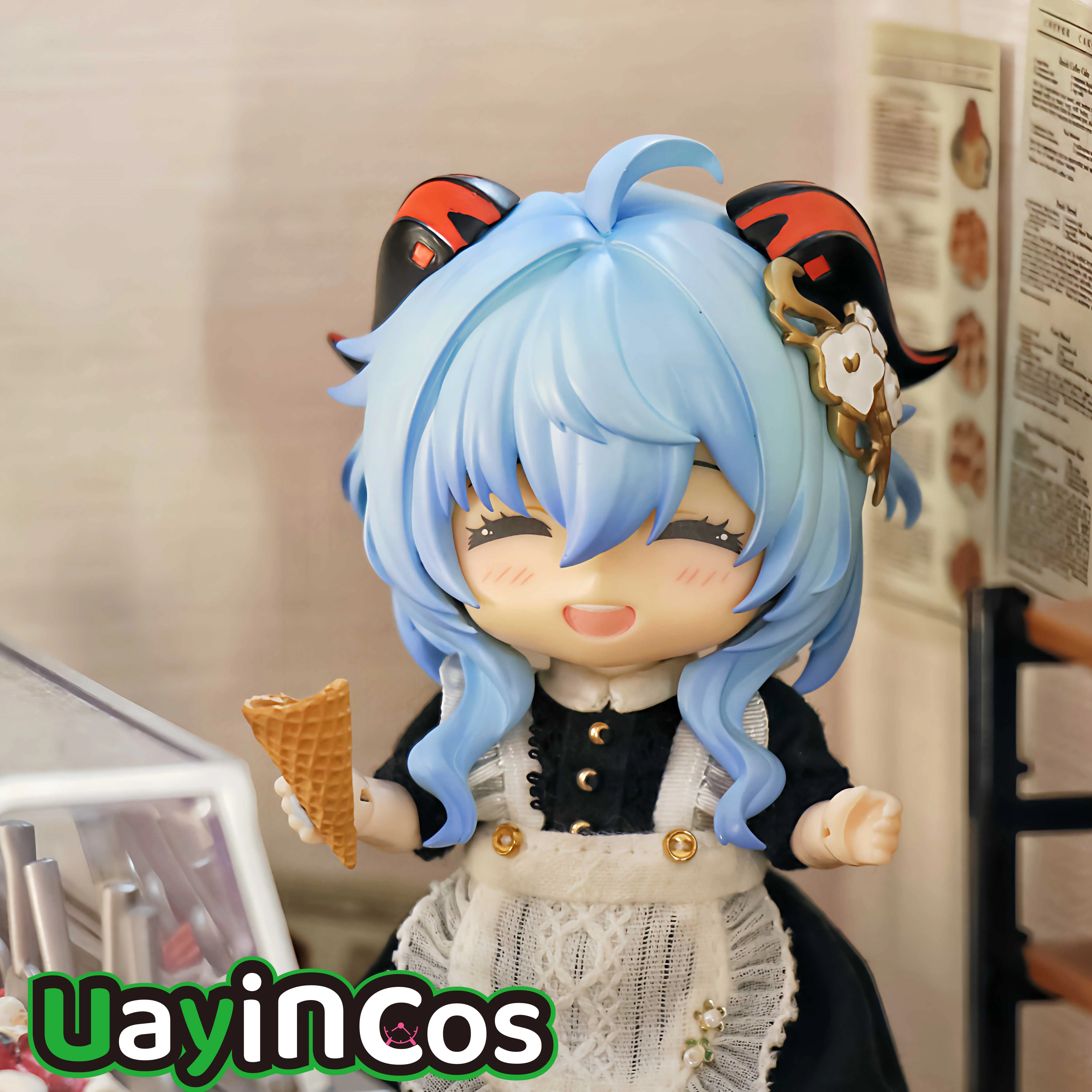 

Genshin Impact Ganyu ручной работы OB11 OB22 GSC волосы съемный парик в виде ракушки лицевые панели BJD аксессуары для кукол игры аниме игрушки для детей