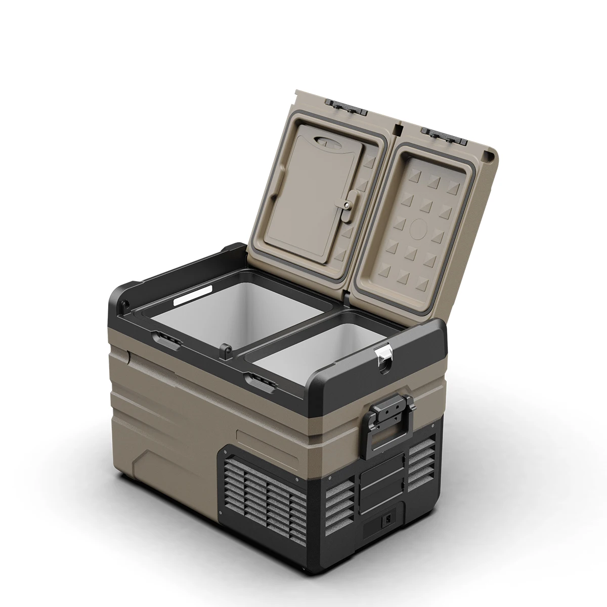 

For TA35 OEM Dual Zone Mobile Freezer Portable Camper Car Cooler Battery Solar Compressor Camping Outdoor Refrigerator