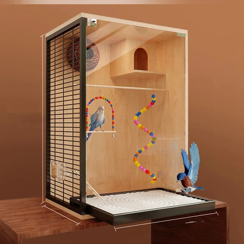 Outdoor Carrying Bird Cages Pet Parakeet Parakeets Playground Feeder Hut Quail Rabbit Bird Cages Aviary Oiseaux Bird Accessories