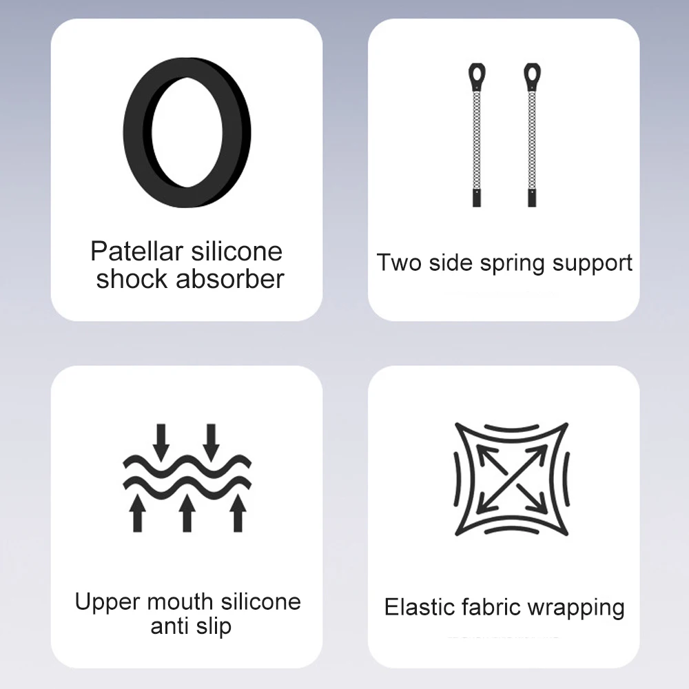 

Профессиональный обезболивающий наколенник, 1 шт., подушечки для коленной чашечки и боковые стабилизаторы для разрыва мениска, бегунов и ежедневной поддержки активного отдыха