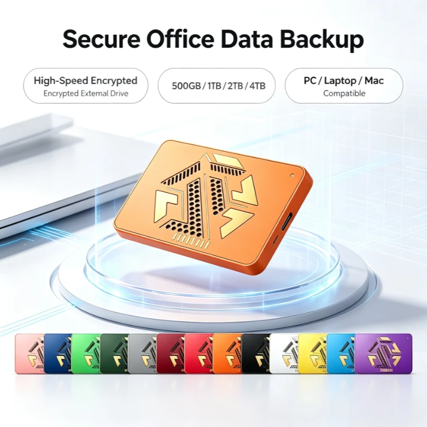 Original Brand+ A3-3 High Speed Portable External Hard Drive Purple / Blue / Orange Storage Disk for Windows Laptop Desktop PC
